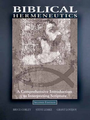cover image of Biblical Hermeneutics
